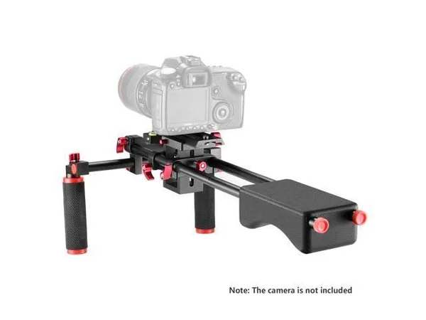 Neewer Portable Camera Movie Video Making System with Camera/Camcorder Mount Slider, Soft Rubber Shoulder Pad and Dual-hand Hand