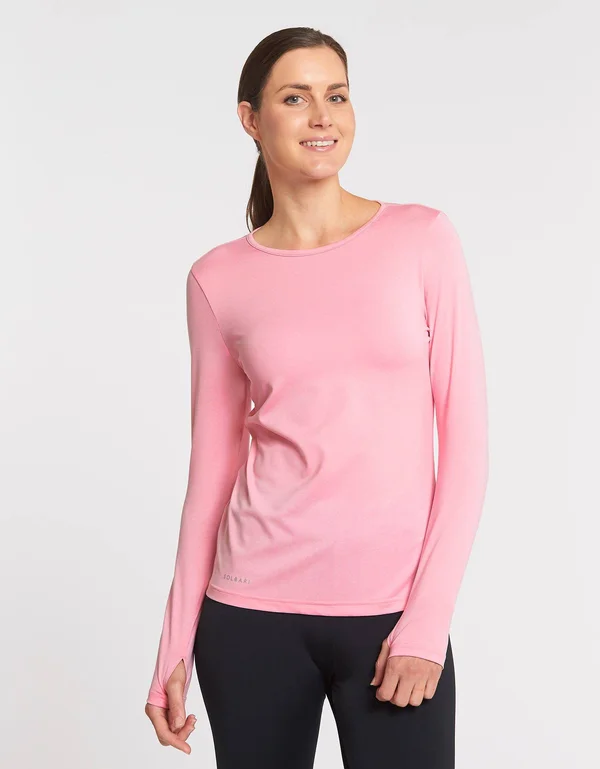 Sun Protective Long Sleeve T-Shirt for Women UPF 50+ - UV Protection White