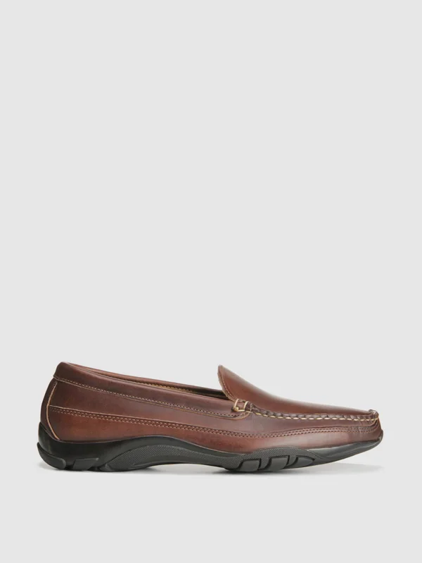 Men's Allen Edmonds Boulder Driving Loafer, Size 9 E - Brown