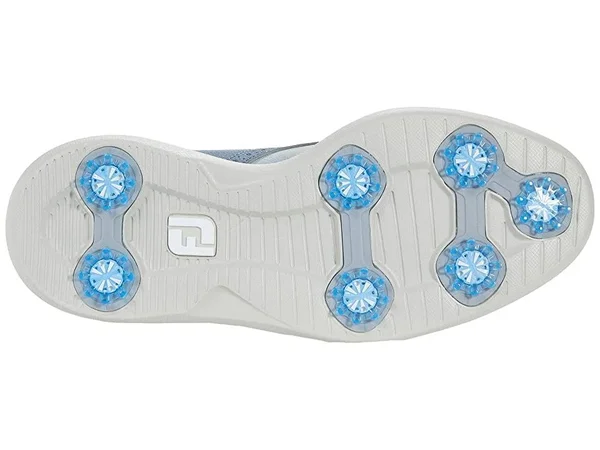 FootJoy Men's Traditions Classic Golf Shoes Size 11, Gray/White/Blue