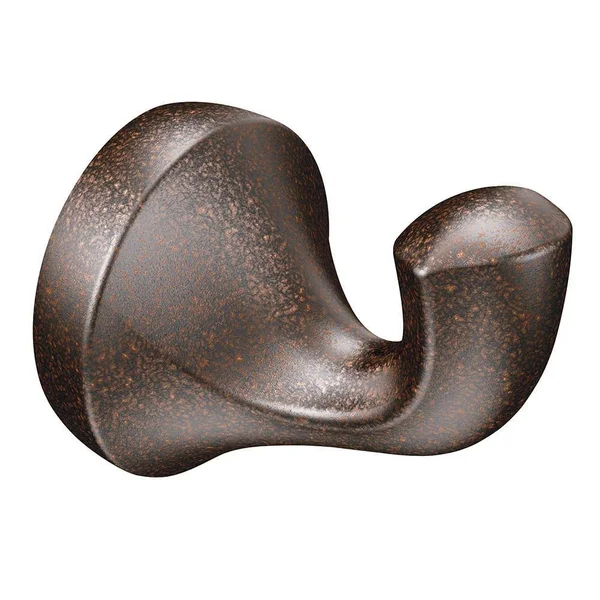 Moen Eva 4-Piece Bath Hardware Set with 18 in. Towel Bar, Paper Holder, Towel Ring, and Robe Hook in Oil Rubbed Bronze