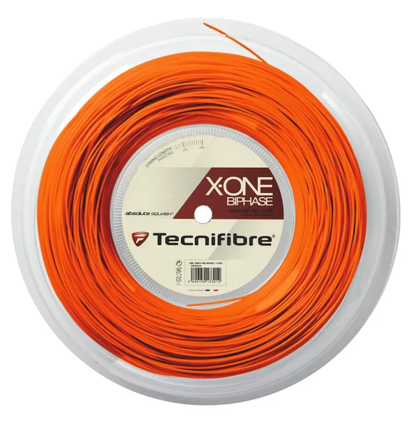 Tecnifibre X-One Biphase 18 1.18mm 200m Squash Reel