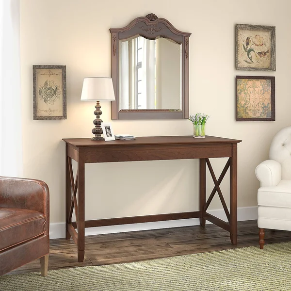 Bush Furniture Key West Bing Cherry 48W Writing Desk