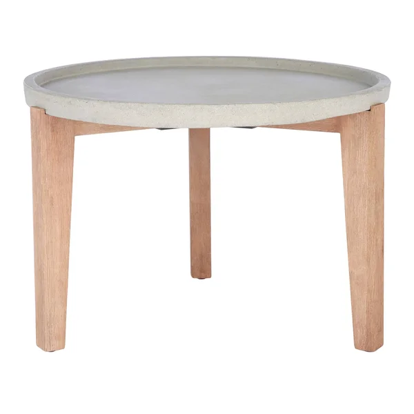 Safavieh Valton Side Table-Natural/Black
