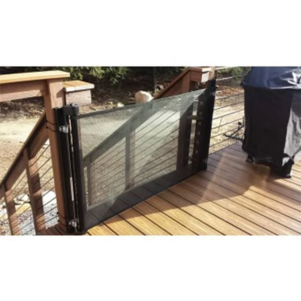Retract-A-Gate Safety Gate 180cm Black