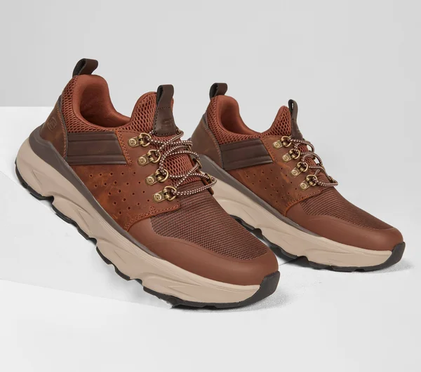 Men's Skechers Relaxed Fit Delmont Escola, Size: 7.5, Brown