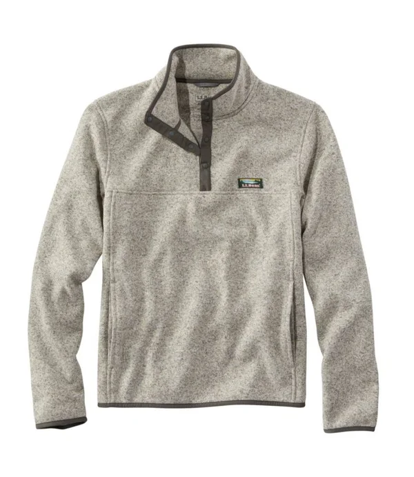 Men's L.L.Bean Sweater Fleece Pullover Gray Extra Large, L.L.Bean