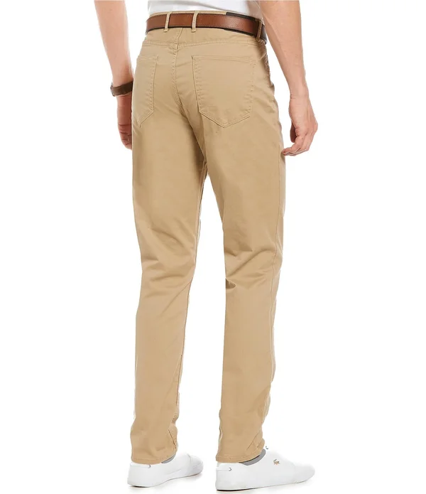 Michael Kors Slim-Fit Parker Stretch Flat Front Twill Pants - 32 30