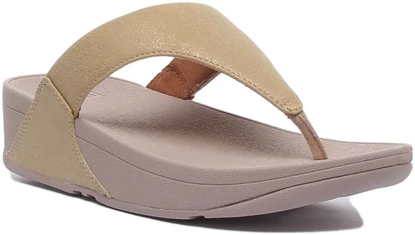 Fitflop Lulu Shimmer - Brown - Flat Sandals