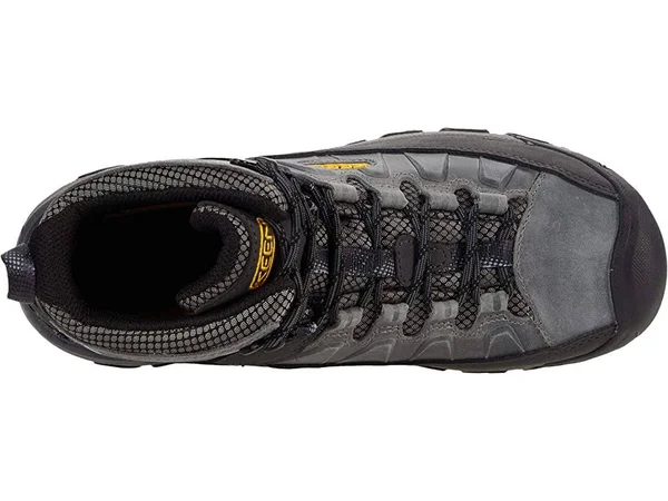 Keen Men's Targhee III Mid Height Waterproof Hiking Boot Size 16 Drizzle/Keen Yellow