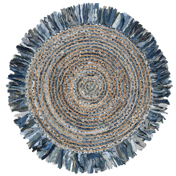 Safavieh Cape Cod CAP206A Area Rug Ivory - Red 5& x 5& Round