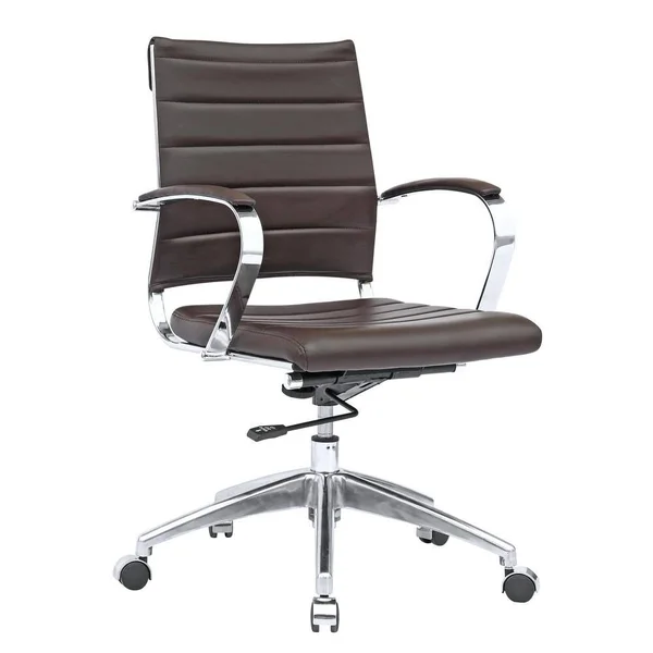 Fine Mod Imports Sopada Conference Mid Back Office Chair - White