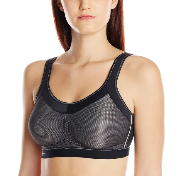 Anita Momentum Maximum Support Wireless Sports Bra (5529), 30H, Black