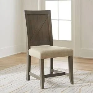 Modus Taryn Wood Chair in Rustic Grey, Gray