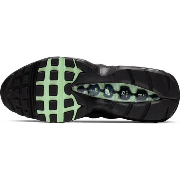 Nike Air Max 95 Granite Dust/Fresh Mint Men's Shoes, Grey/Green, Size: 8.5