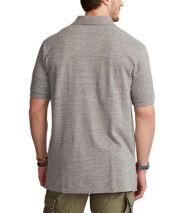 Polo Ralph Lauren Big Tall Classic-Fit Short-Sleeve Cotton Mesh Polo Shirt, Mens, 2XB, Medieval Blue Heather