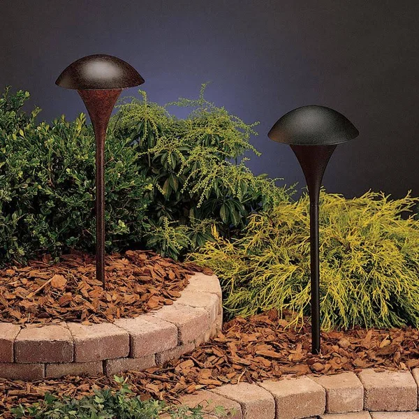 Kichler 15236BKT Eclipse Path & Spread 1-Light 120V, Textured Black