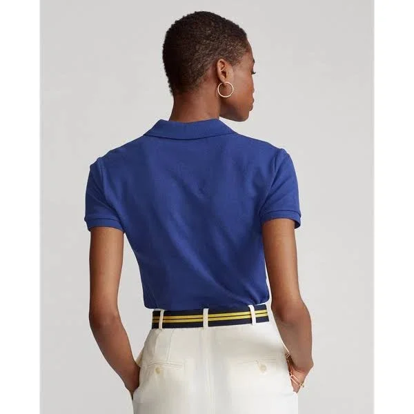 Ralph Lauren Women's Slim Fit Stretch Polo Shirt - Size S in Fall Royal/C1229
