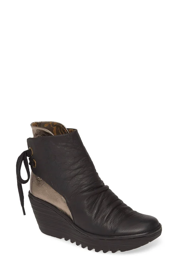 Women's Fly London &Yama& Bootie - Size 7.5-8US - Black