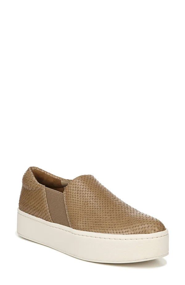 Vince Women's Warren Slip on Platform Sneaker