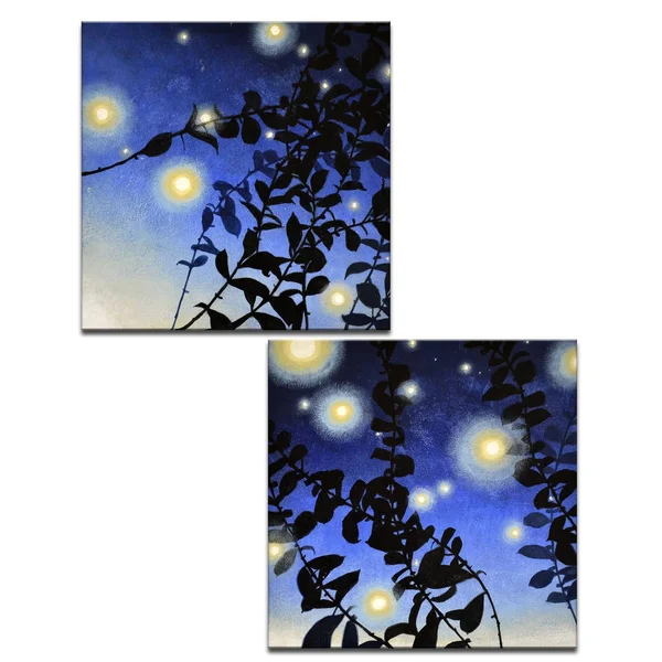 Ready2HangArt Fireflies I/II Canvas Wall Art - Set of 2