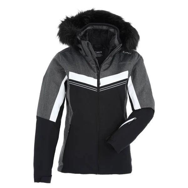 Cmp Synthetic Fur Ski Jacket S