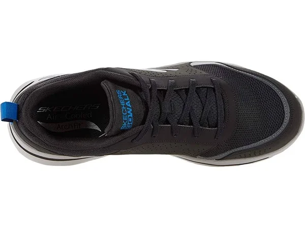 Skechers GOwalk Arch Fit - Recharge Black/Blue - Size 9.0