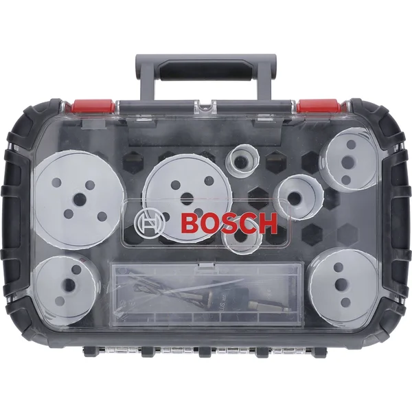 Bosch Hole Saw Set Progressor Universal - 11-Piece Adapter/Cable
