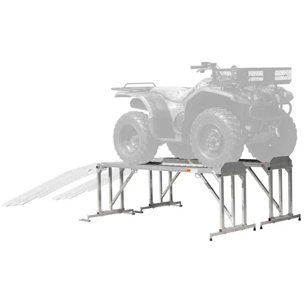 ATV & Lawn Mower Display Stand and Work Station