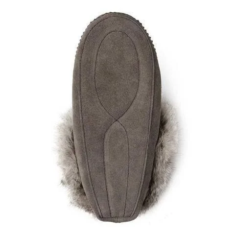 Manitobah Women's Tipi Moccasins - Charcoal