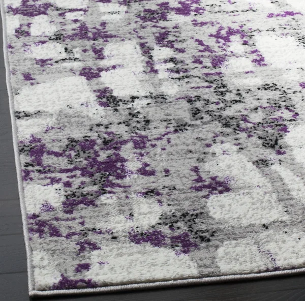 Safavieh Skyler SKY193R 6&7x22 x 6&7x22 Round Grey - Purple Area Rug