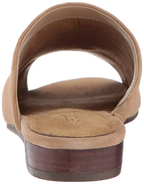 Aerosoles Women's Bitmap Slide - Size: 7.5, Tan Suede
