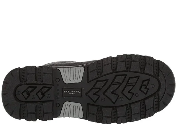 Skechers Men's Work Burgin Tarlac Steel Toe Boot, Black