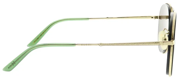 Gucci GG0356S 002 Gold Aviator Sunglasses