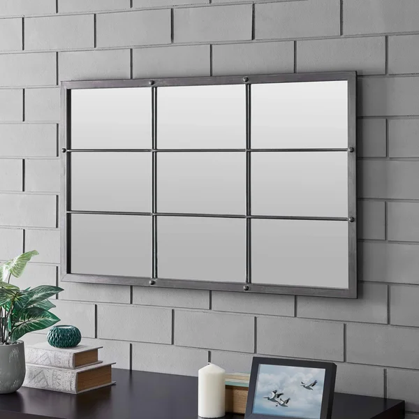 FirsTime & Co Homestead Manor Window Mirror - Gray