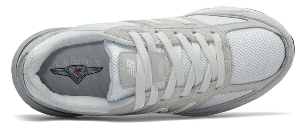 New Balance 990v5 Kids Grade School Lifestyle Shoes - Grey/Silver (Size 6.5)