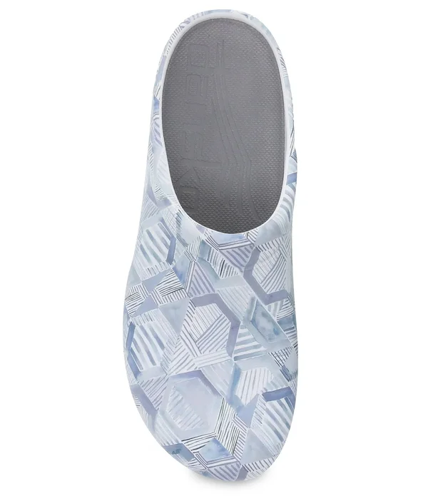 Dansko Women's Kane Grey Geo Slip on Mule 42