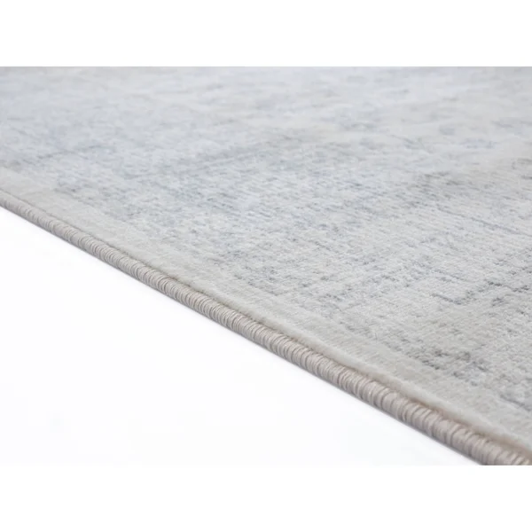 Porch & den Stoddard Geometric Floral Pattern Area Rug - 5&3x22 x 7&2x22 - Denim Blue