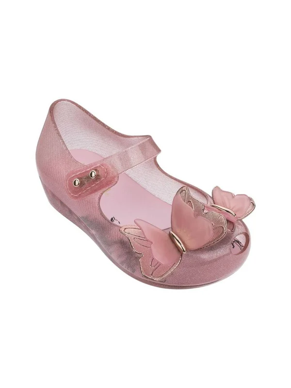 Mini Melissa Ultragirl Fly III Mary Jane Flats, Baby/Toddler Pink