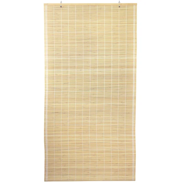 Oriental Furniture Bamboo Cordless Window Shade - Natural 72x22 W