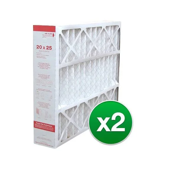 Generic Replacement Pleated Air Filter for Honeywell FC100A1037 HVAC 20x25x4 MERV 11 (2 Pack)