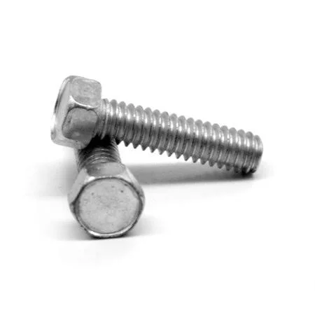 1/4-20 x 3 1/2 Coarse Thread Machine Screw Indented Hex Head Low Carbon Steel Zinc Plated Pk 500