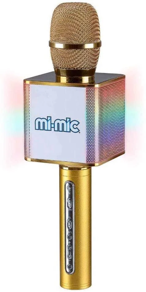 Mi-Mic Karaoke Microphone Speaker - Color: Gold