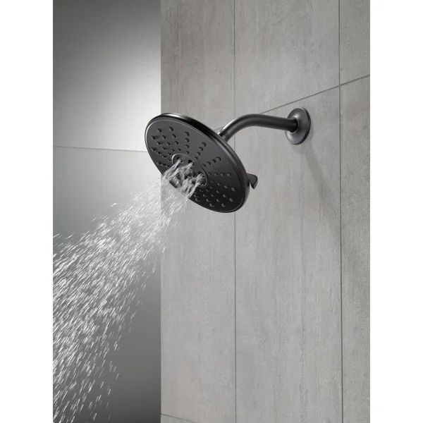 Delta Universal Showering H2Okinetic 3-Setting Raincan Shower Head 52688-SS Stainless