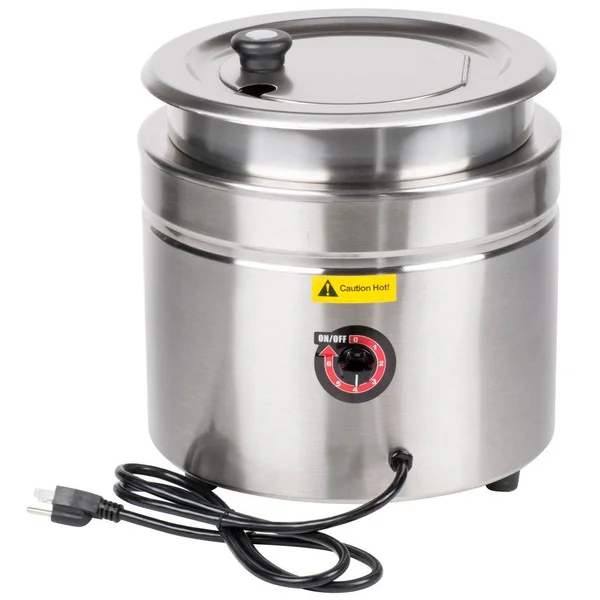 Avantco W800 11 Qt. Stainless Steel Countertop Soup Kettle Warmer - 120V - 800w, Silver