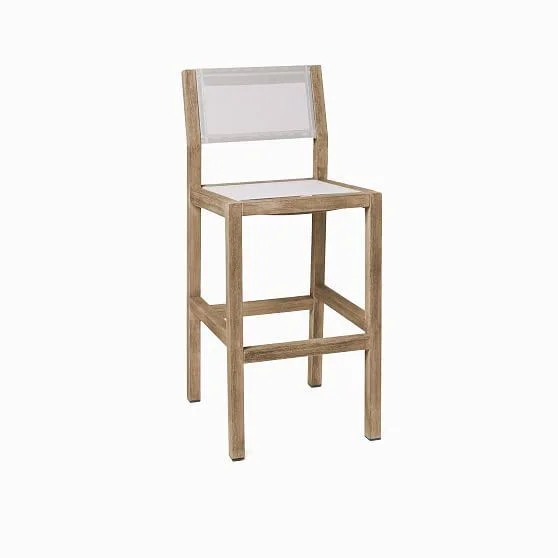 West Elm Portside Bar Stool, Driftwood