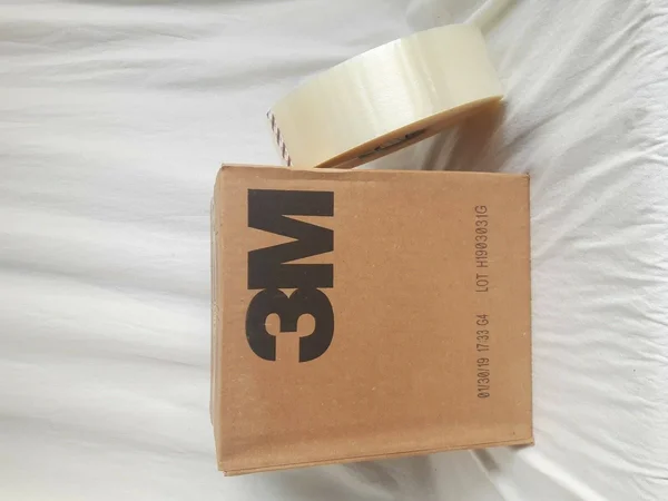 3M Scotch Box Sealing Tape 371 1.8 Mil Clear 72mm x 914m Industrial Grade 4rolls