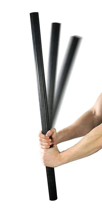 Cando Twist-Bend-Shake Flexible Exercise Bar - 36 inch - Red - Light