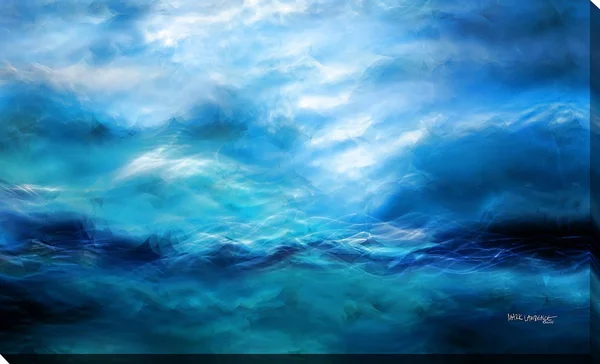 The Raging of The Water. Luke 8:24x22 by Mark Lawrence Graphic Art on Wrapped Canvas Picture Perfect International Size: 24x22 H