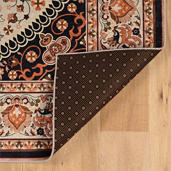 Riverbay Furniture 5' x 7' Area Rug in Cream and Copper - RF-1849194